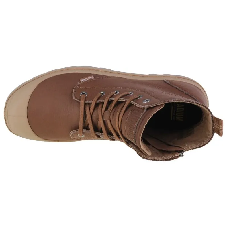 Chaussures Palladium Pampa Zip Lth Ess M 76888-254-M brun