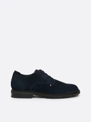 Derbies en daim souple | Bleu | Tommy Hilfiger
