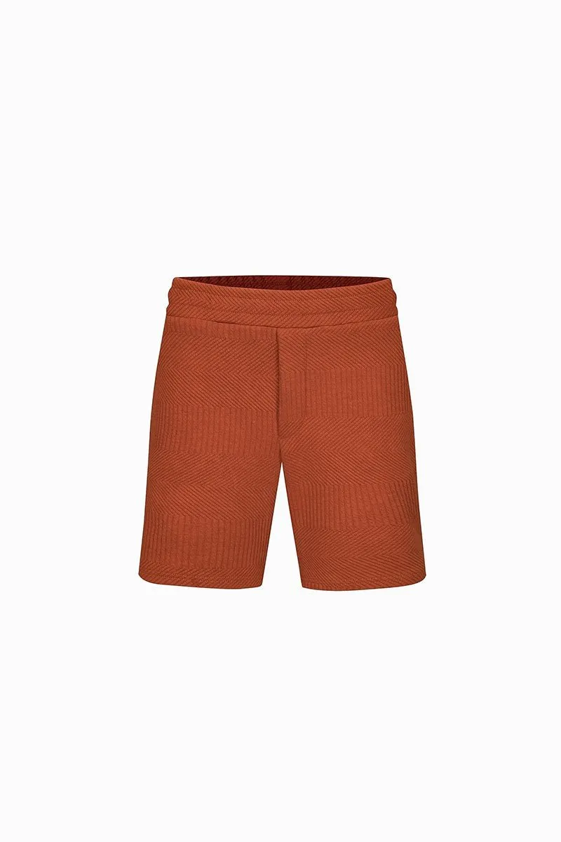 Ensemble short tshirt gaufré