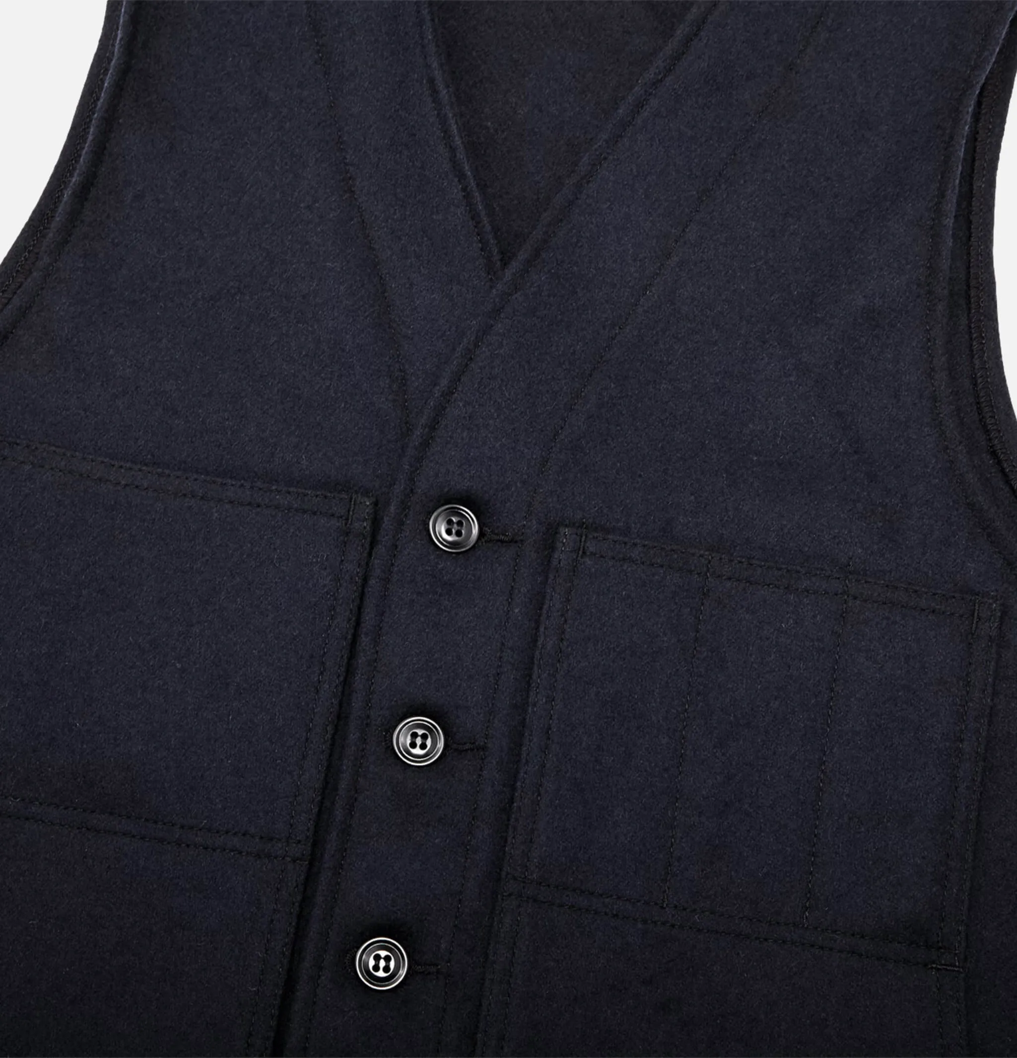 Filson | Wool Mackinaw Vest 10055 Navy | Royalcheese Paris