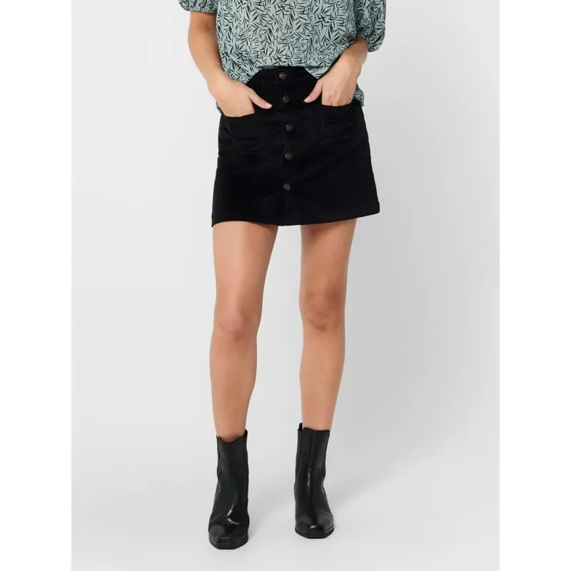 Jupe courte droite blis noir blanc femme - Morgan | wimod