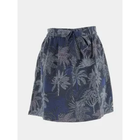 Jupe junga tropical bleu marine femme - Teddy Smith | wimod