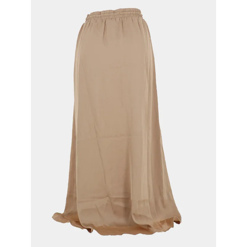 Jupe longue fluide jilka beige femme - Vero Moda | wimod