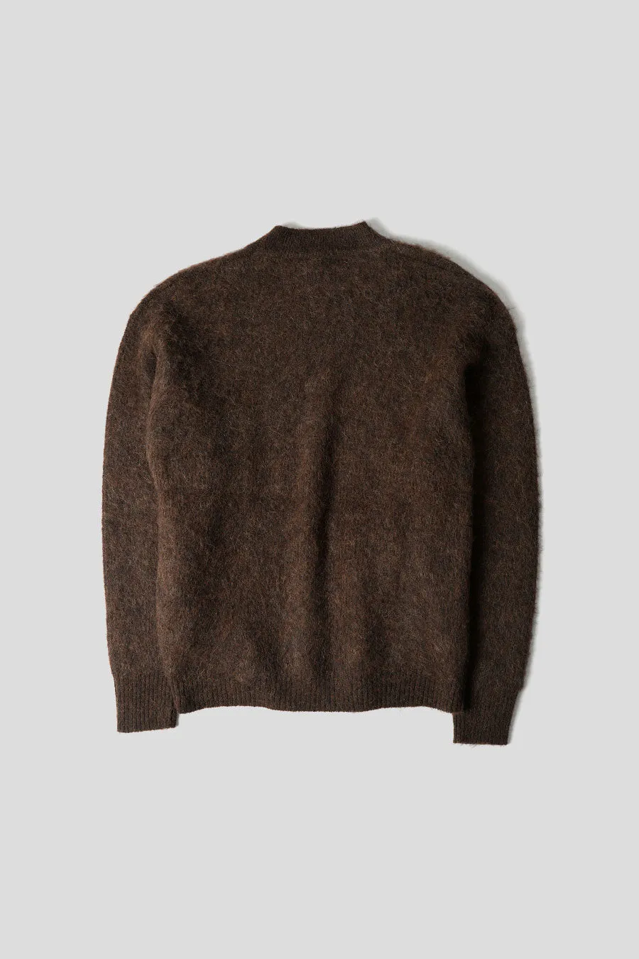LE CARDIGAN PAU MARRON FONC