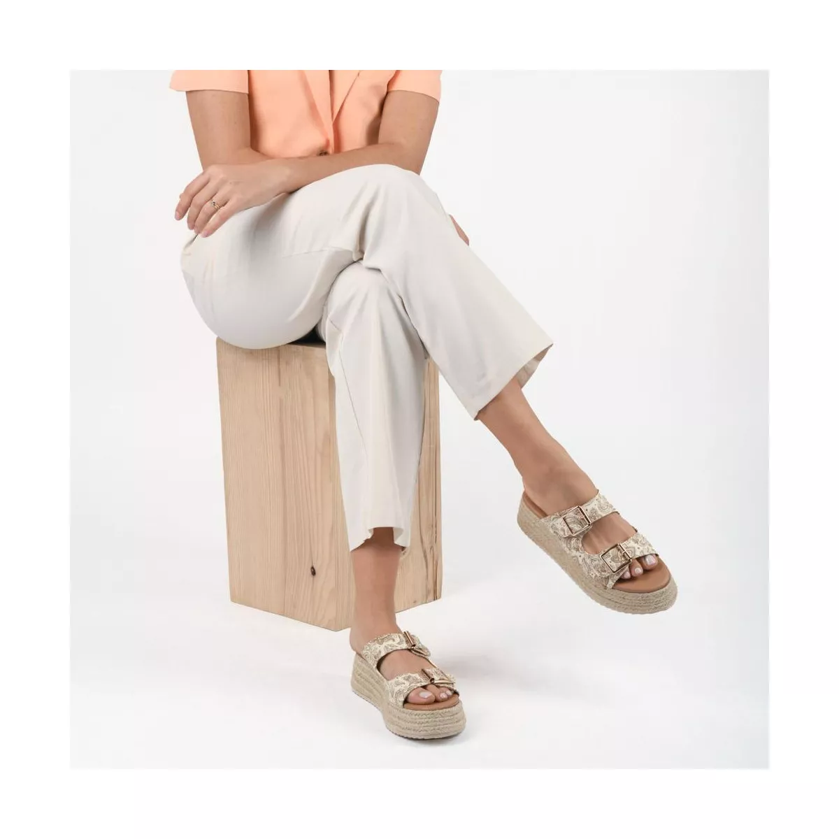 Mules BEIGE MERRY SCOTT