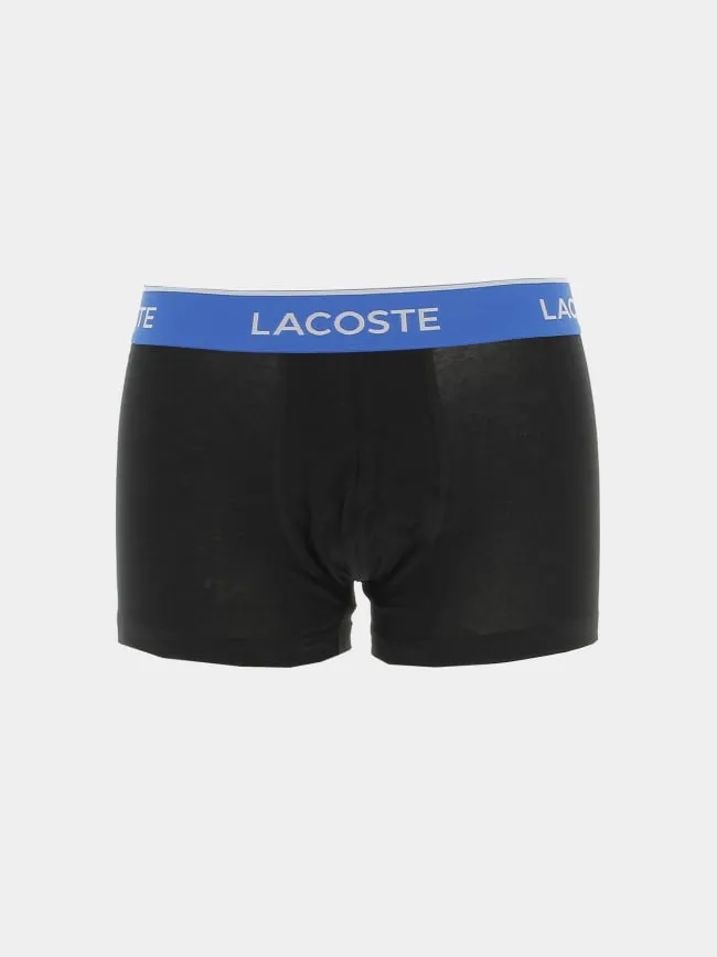 Pack de 3 boxers courts assortis noir homme - Lacoste | wimod