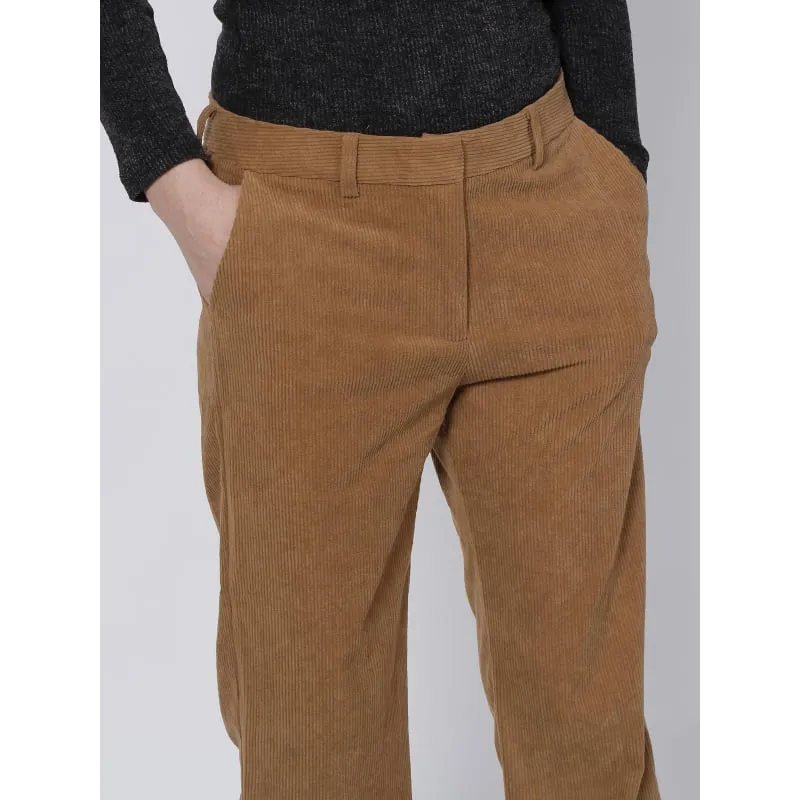 Pantalon wideleg felon camel femme - La Petite Etoile | wimod