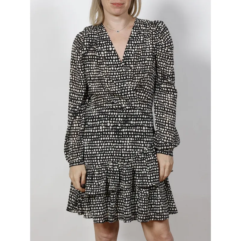 Robe courte fluide silla noir femme - Vero Moda | wimod