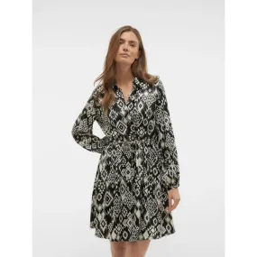 Robe courte gema gida imprimés noir femme - Vero Moda | wimod