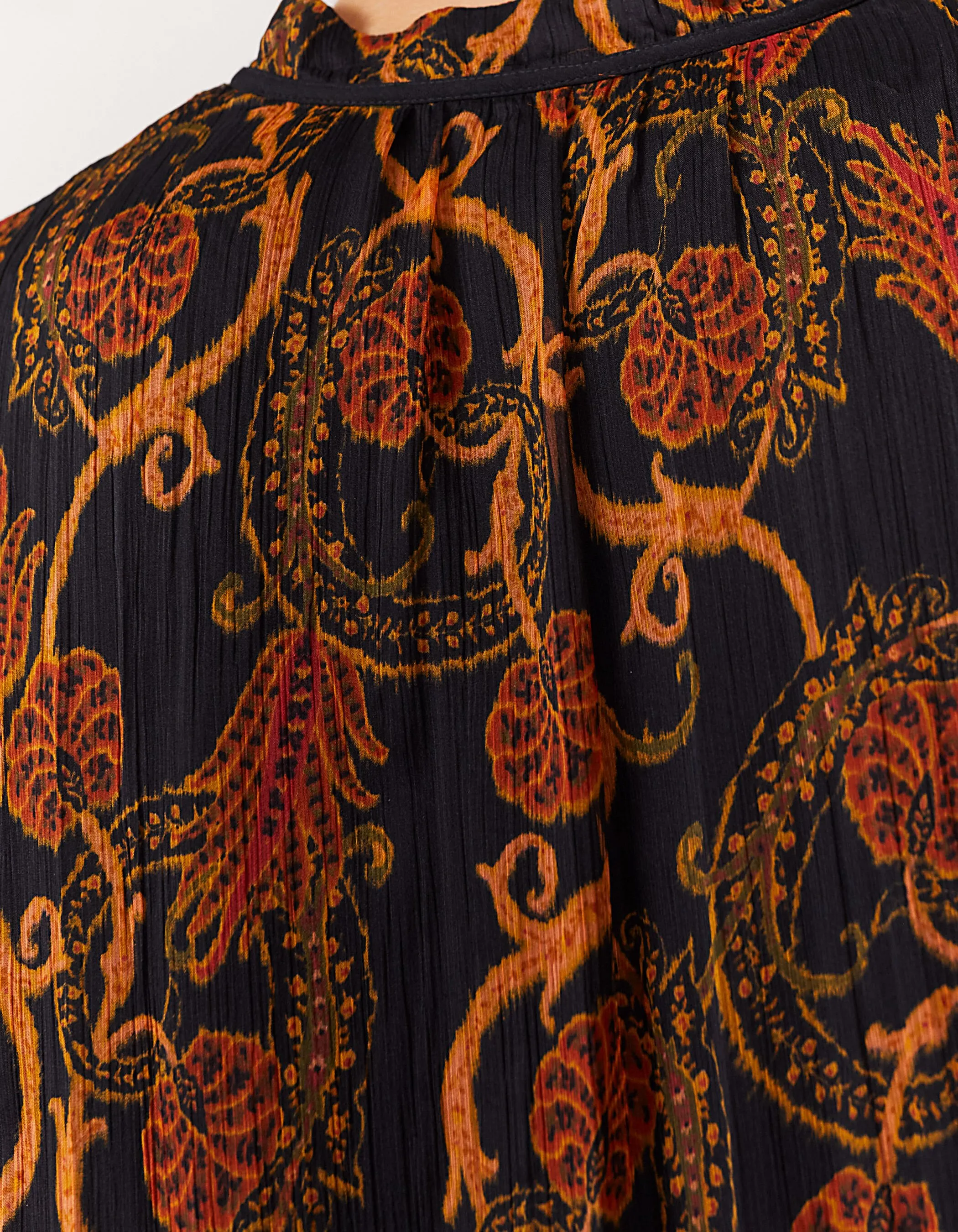 Robe en voile imprimé fleur des sables femme