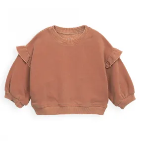 Sweatshirt terracotta pour enfants Play up| Petites Fripouilles