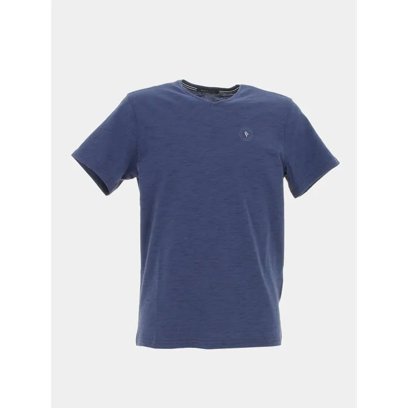 T-shirt imprimé logo jaune rose homme - Lacoste | wimod