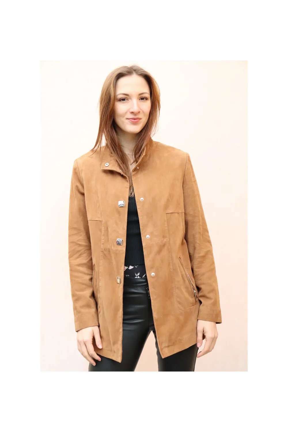 Veste daims femme : OLIA