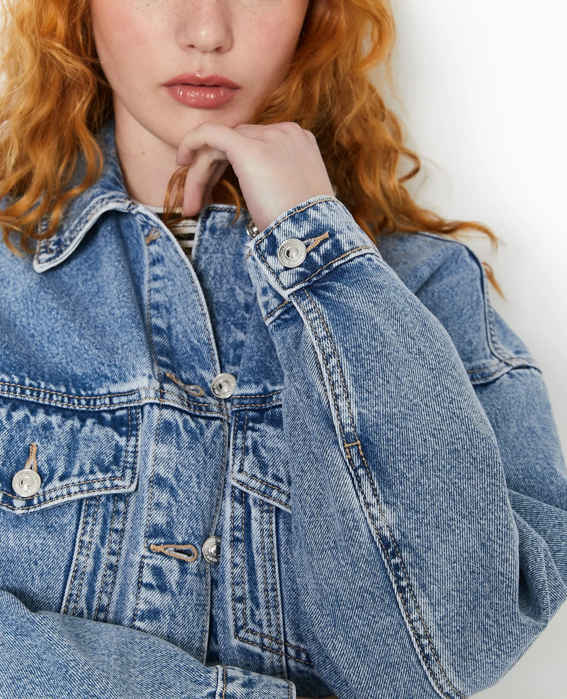 Veste en jean oversize